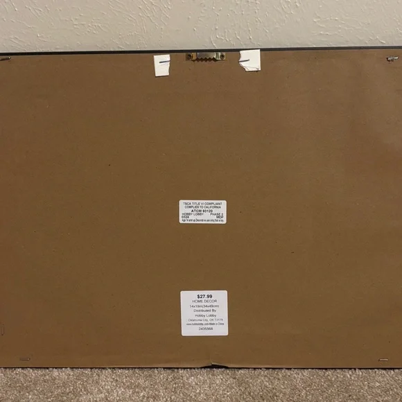 Classic Landscape Print of an Oil Painting with Gold Frame - Picture 2 of 2